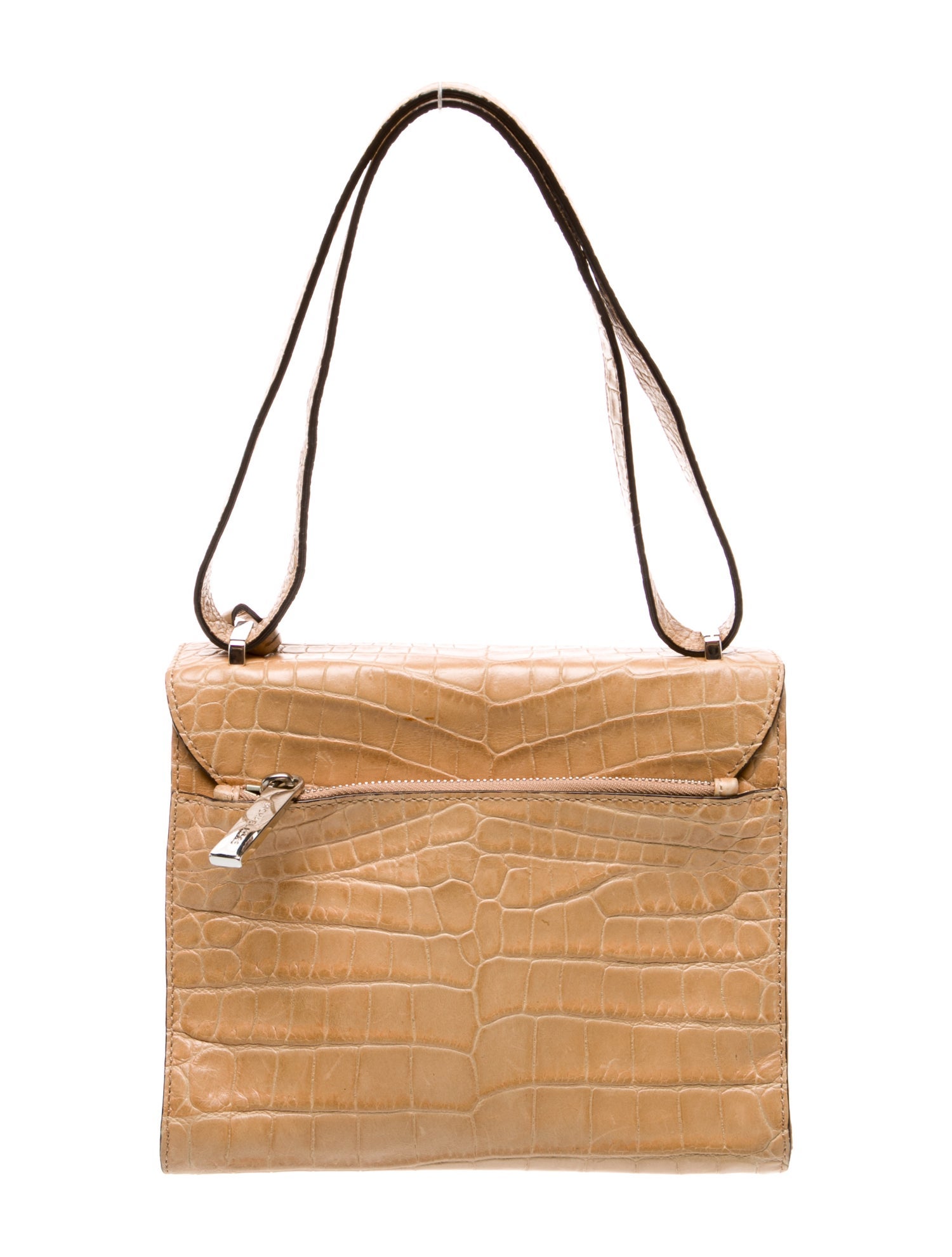 Michael Kors Embossed Leather Messenger Bag